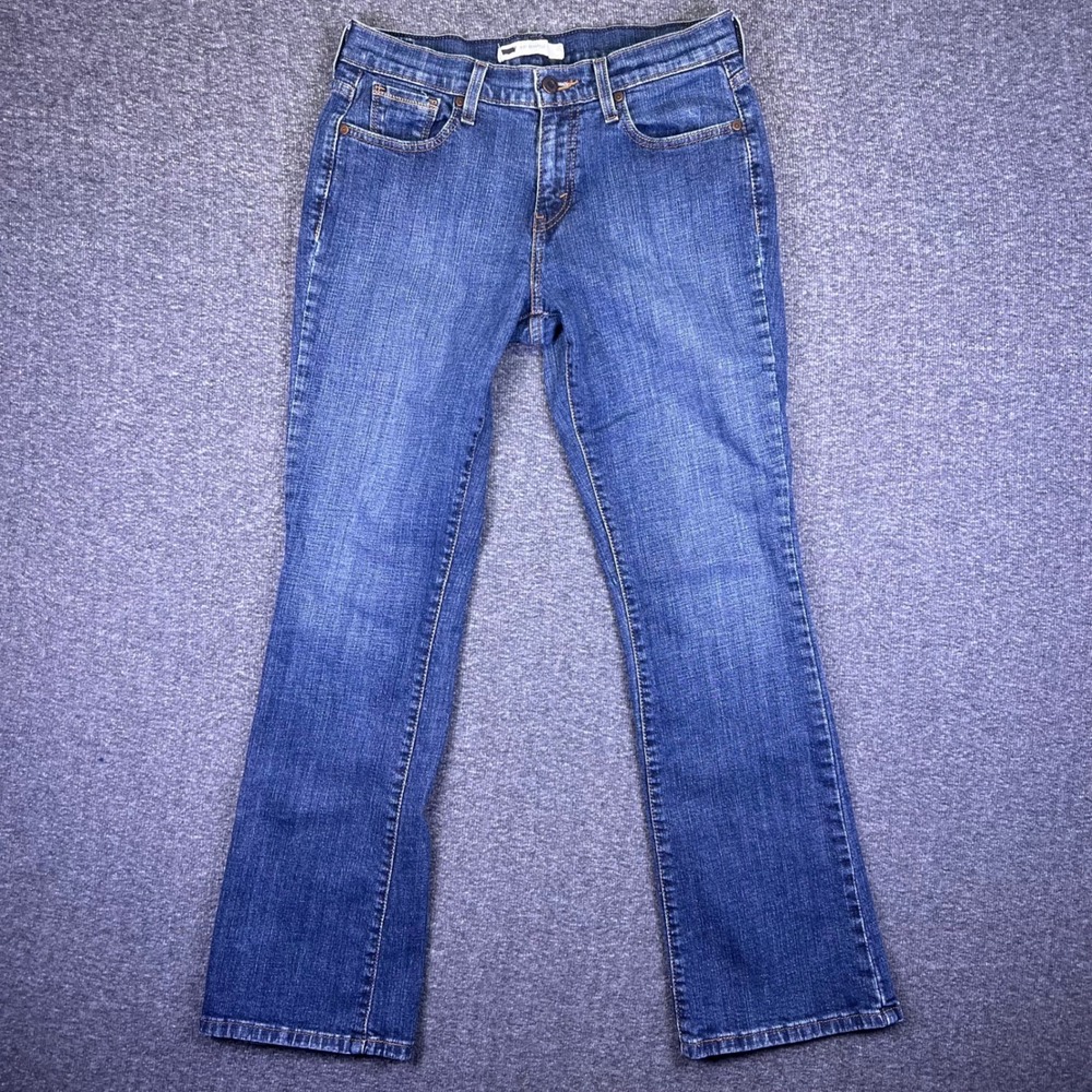 Levis 515 Jeans Women 8M Faded Bootcut Western Boho Stretch Casual Y2K 30.5x30.5
